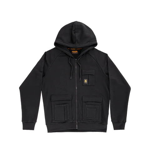 " RETROFUTURE COMBAT " Hoodie Zip Black