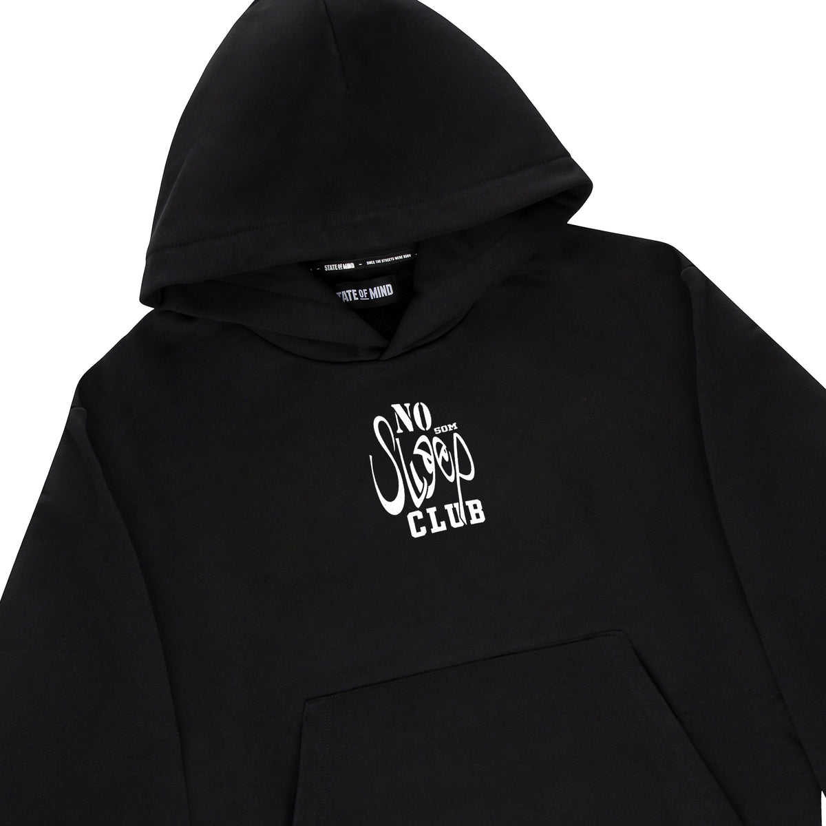 "NO SLEEP CLUB" Hoodie Black