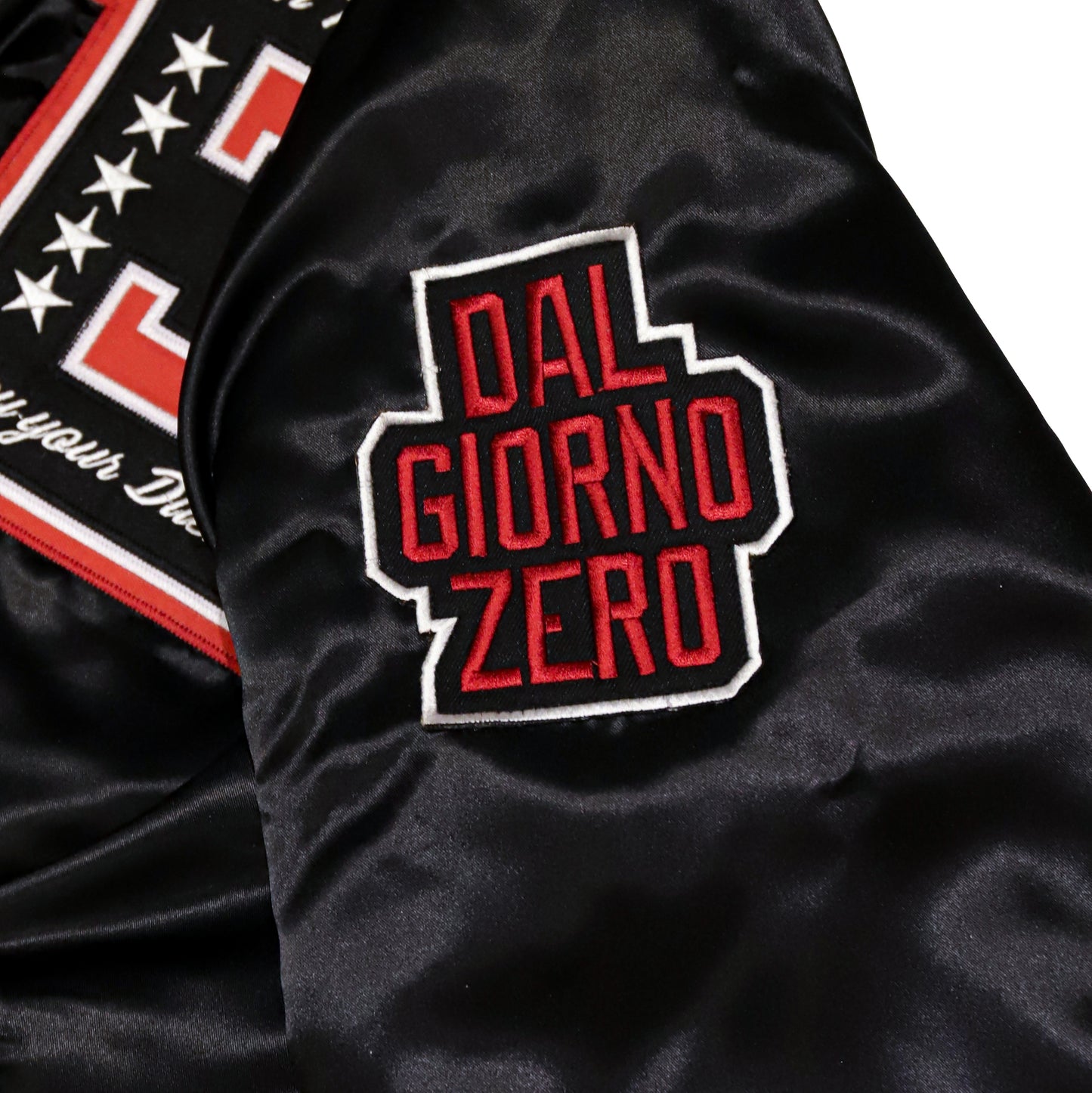 "5OM x ICELF" Bomber Jacket Nera