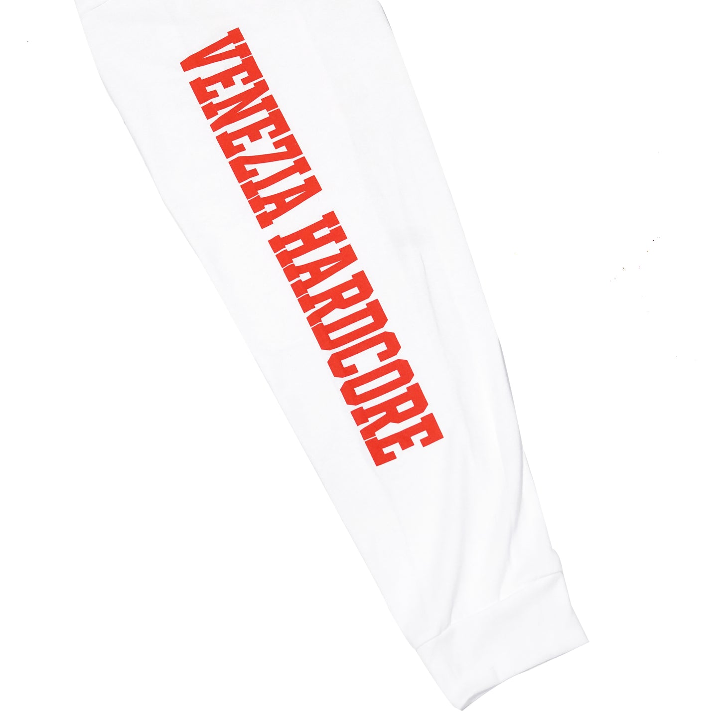 "5OM X VENEZIA HARDCORE" LS T-Shirt White