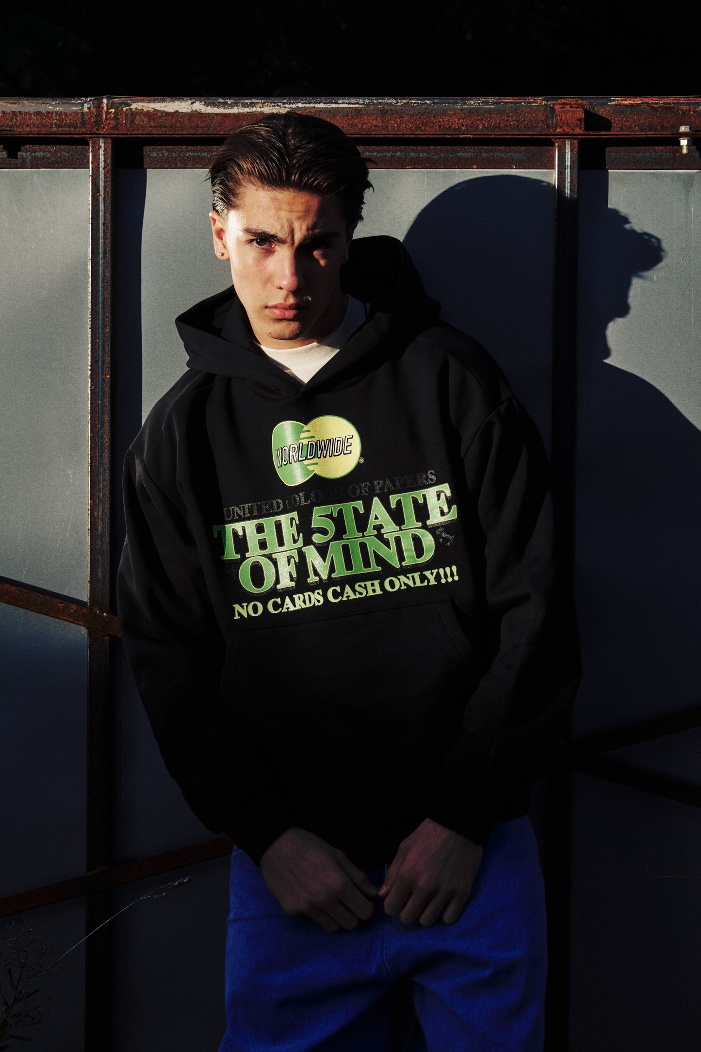 "CASH ONLY" Hoodie Black