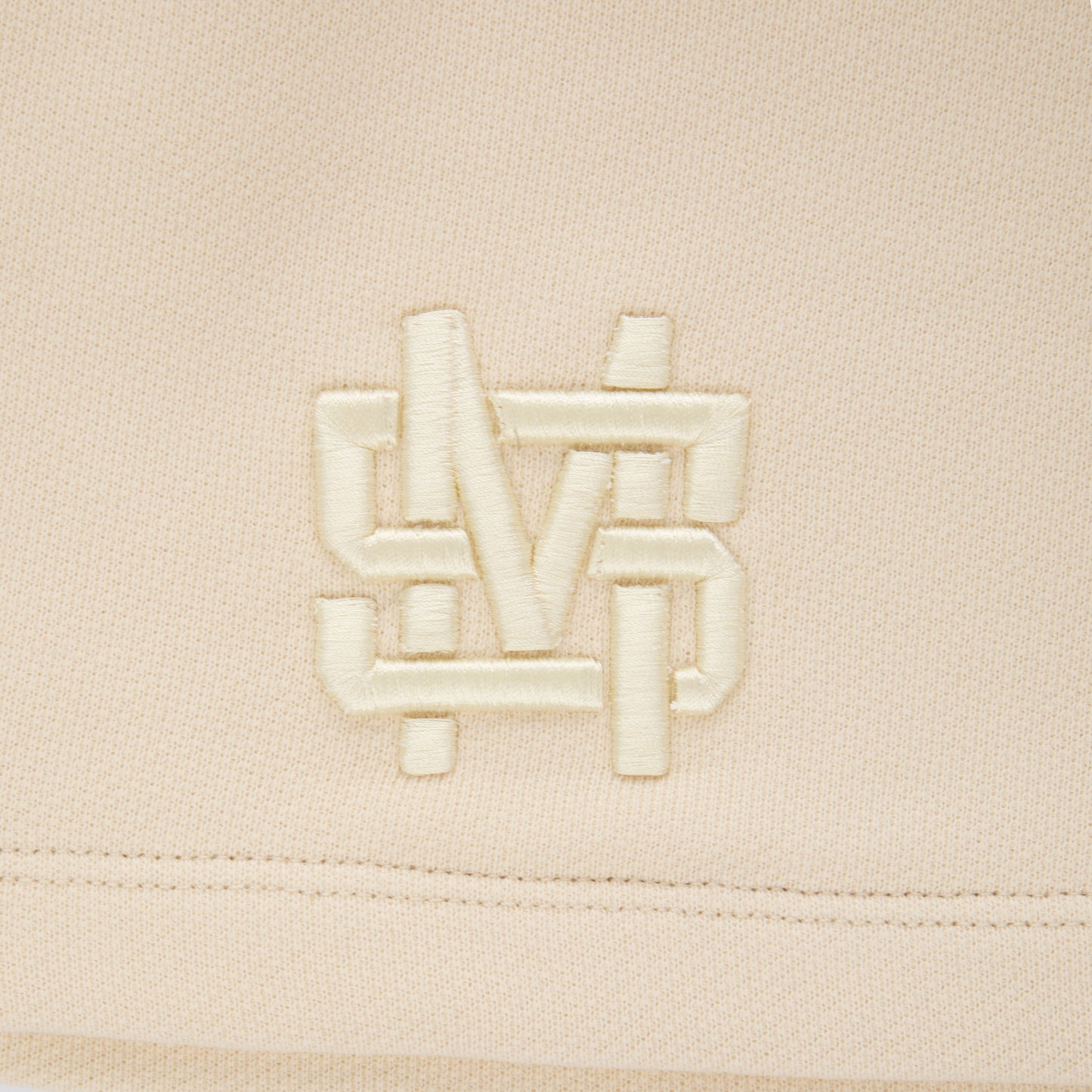 "MONOGRAM" Fleece Shorts Sand T/T 500g