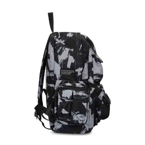 " RETROFUTURE CARGO " Cargo Backpack Black Camo