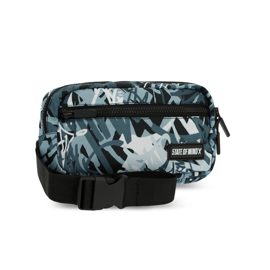 " 5OM " Waistpack Graffiti Black