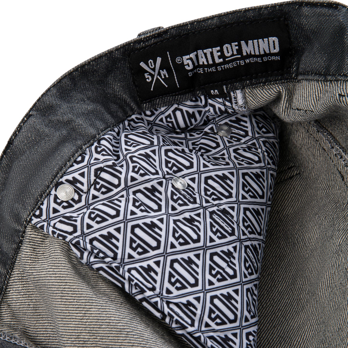 "BOX LOGO" Baggy Jeans Black