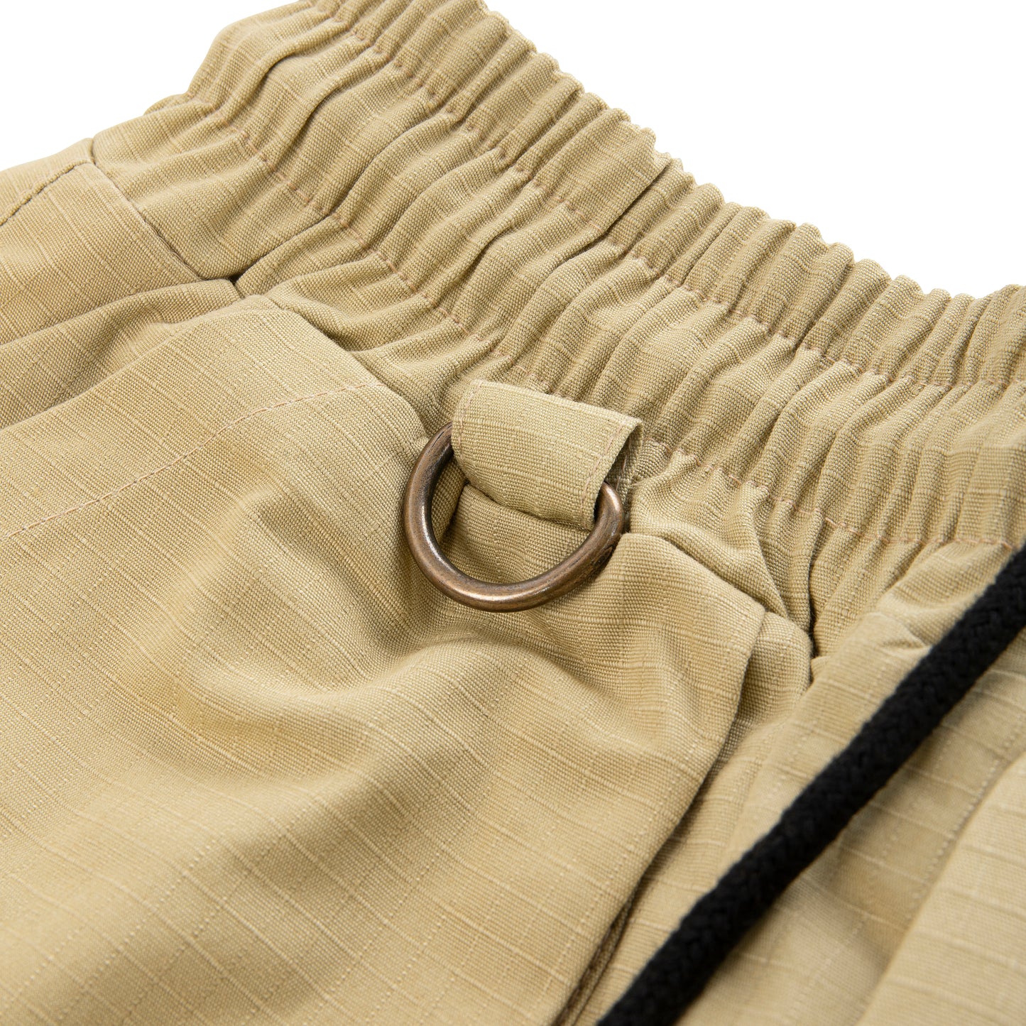 "RETROFUTURE" sand ripstop cargo shorts