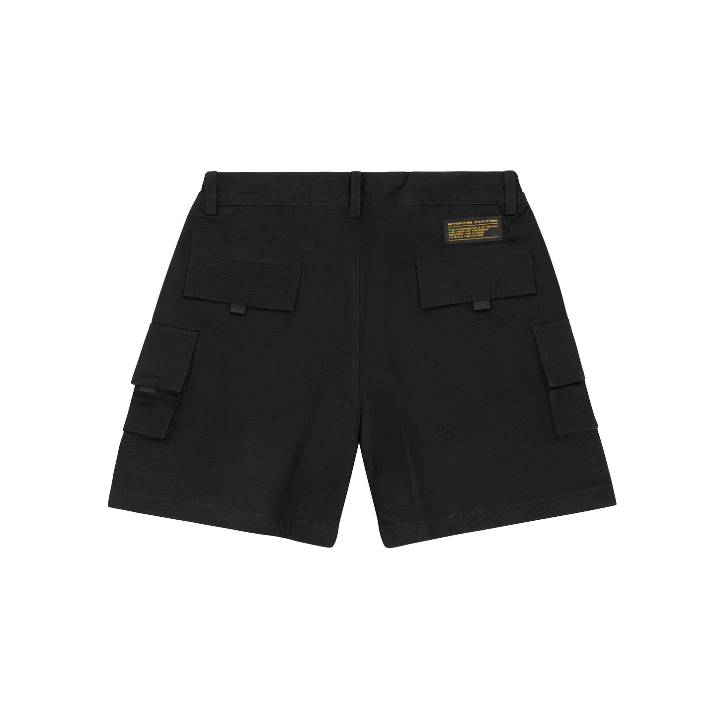 "RETROFUTURE CARGO" Multicargo Short Black