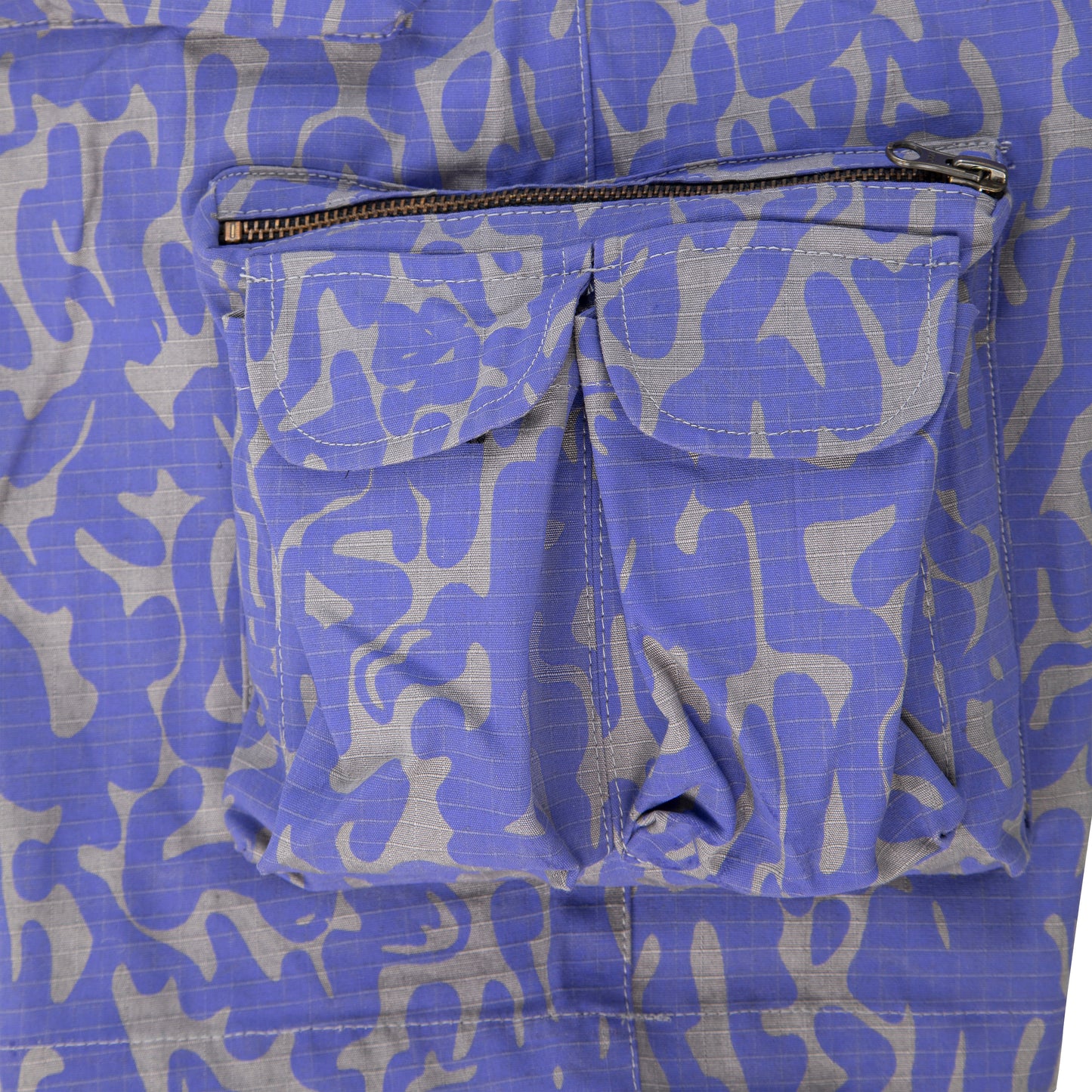 "RETROFUTURE CARGO" Cargo Short Ripstop Denim Camo