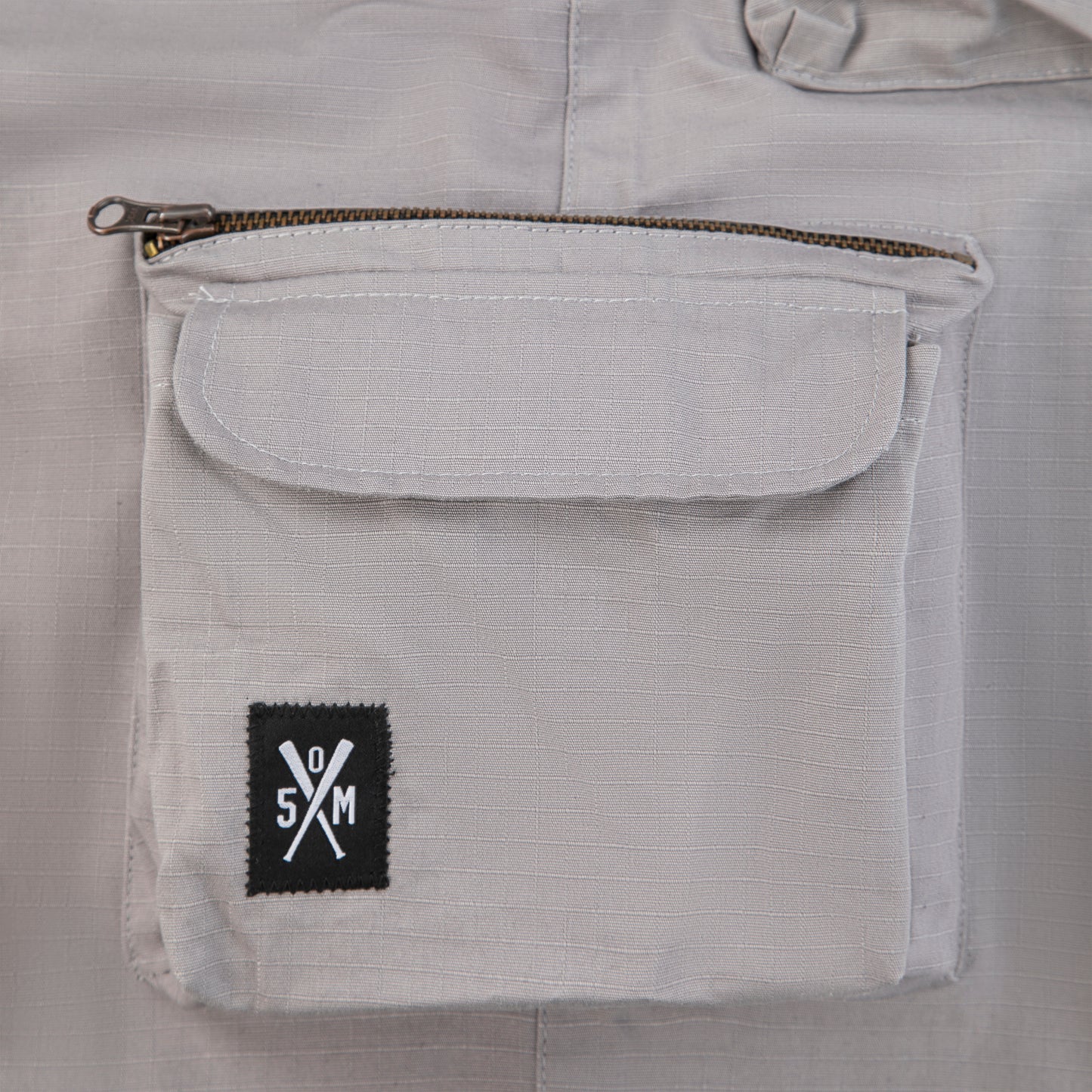 "RETROFUTURE CARGO" Ripstop Cargo Short Iron