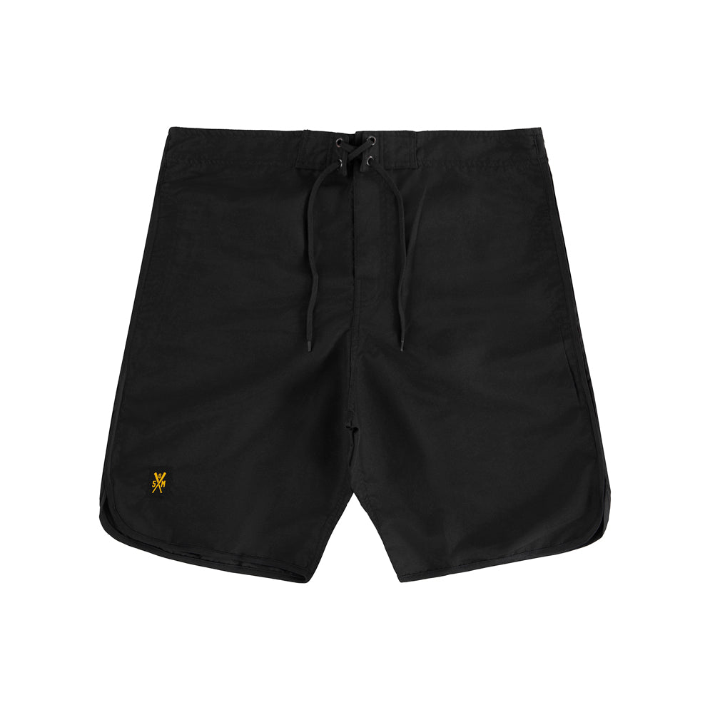 " RETROFUTURE BASIC " Surf Long Shorts Black