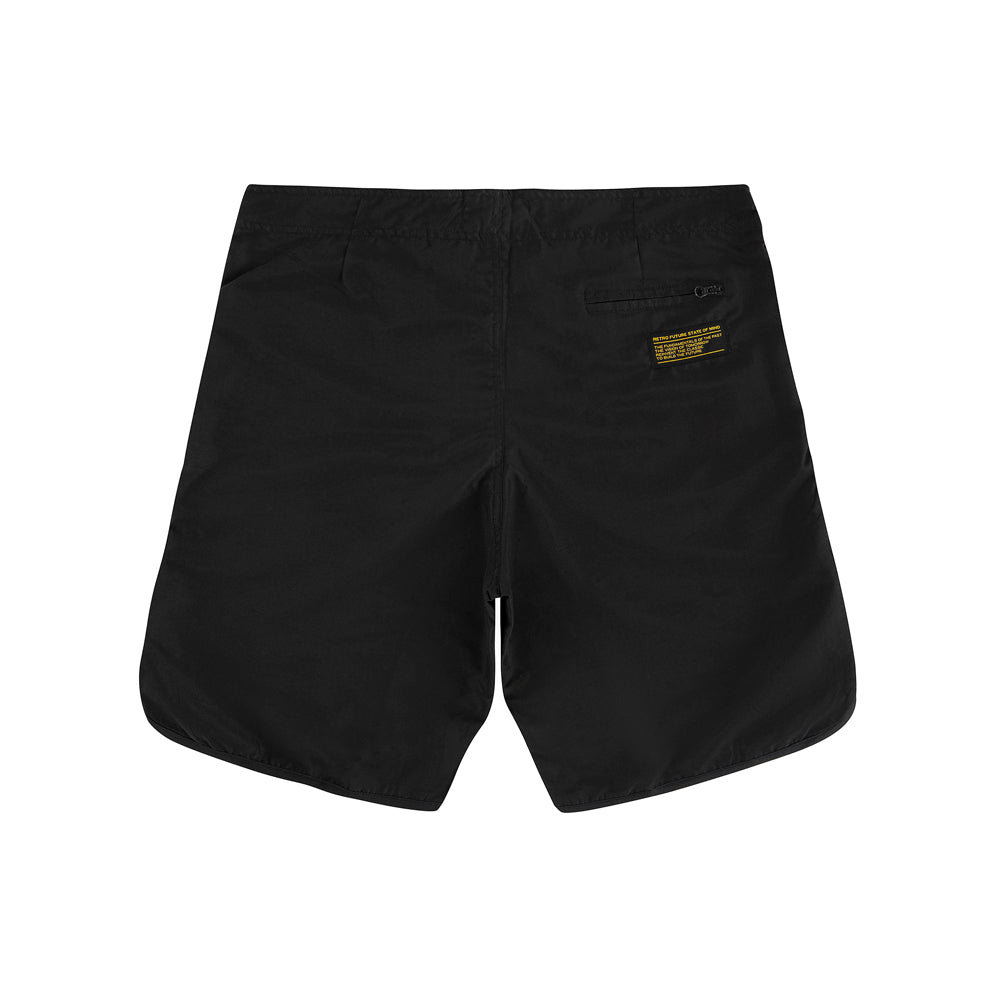 " RETROFUTURE BASIC " Surf Long Shorts Black