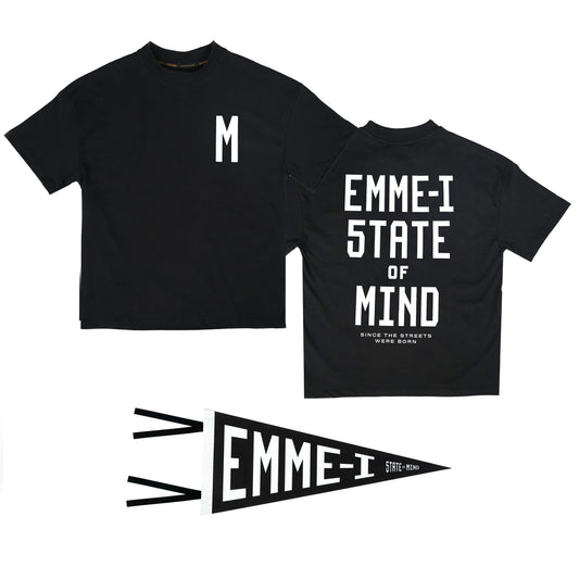 "EMME-I 5TATE OF MIND" T-Shirt black Bundle