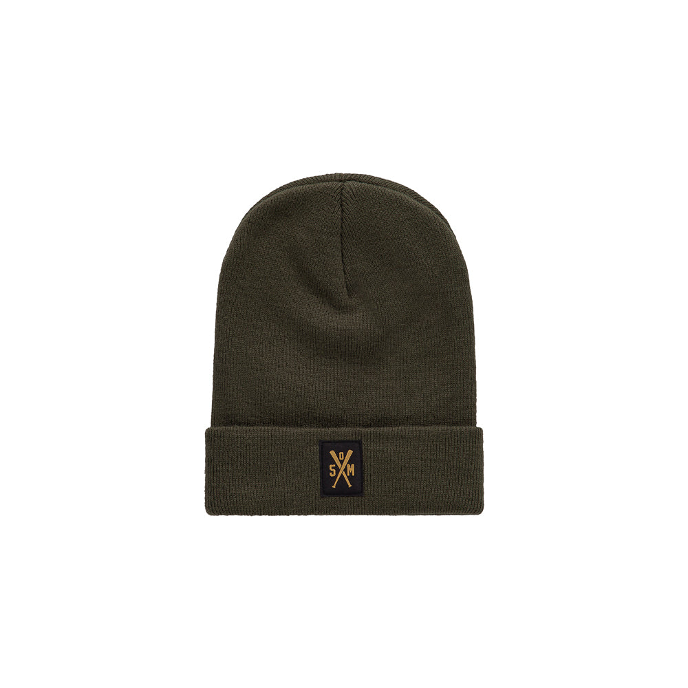 " RETROFUTURE BASIC " Beanie Military Green