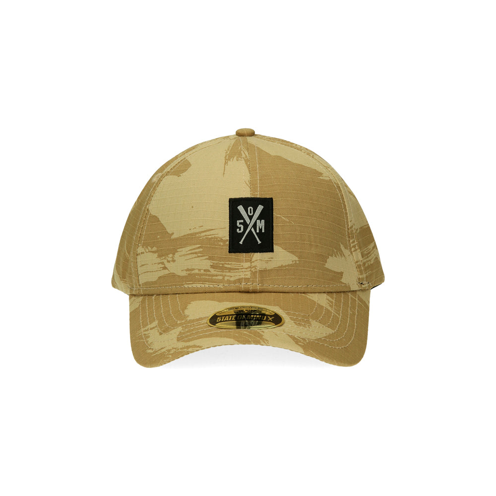 " RETROFUTURE BASIC " Curved Cap Beige/Camo