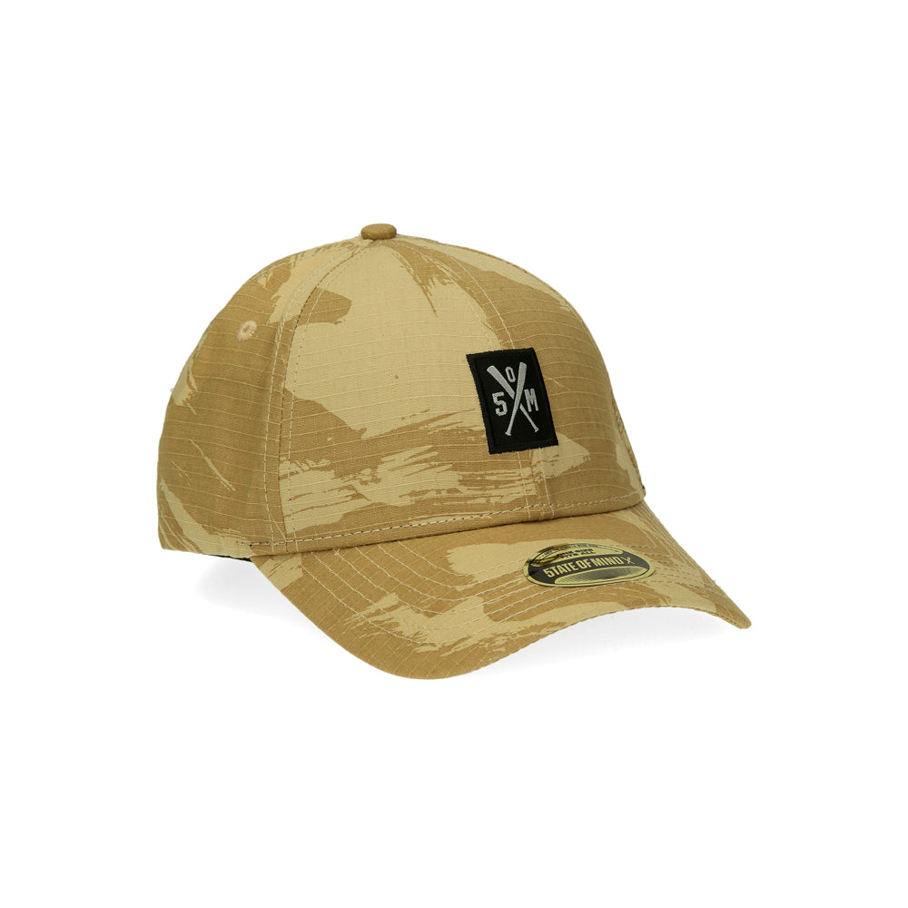 " RETROFUTURE BASIC " Curved Cap Beige/Camo