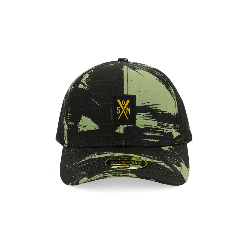 " RETROFUTURE BASIC " Curved Visor Cap Military Camo