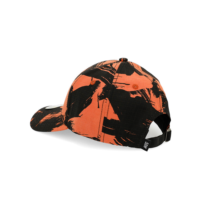 " RETROFUTURE BASIC " Curved Visor Cap Orange Camo