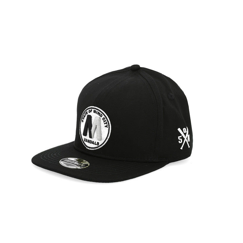 " 5OM METRO" Snapback Cap Black