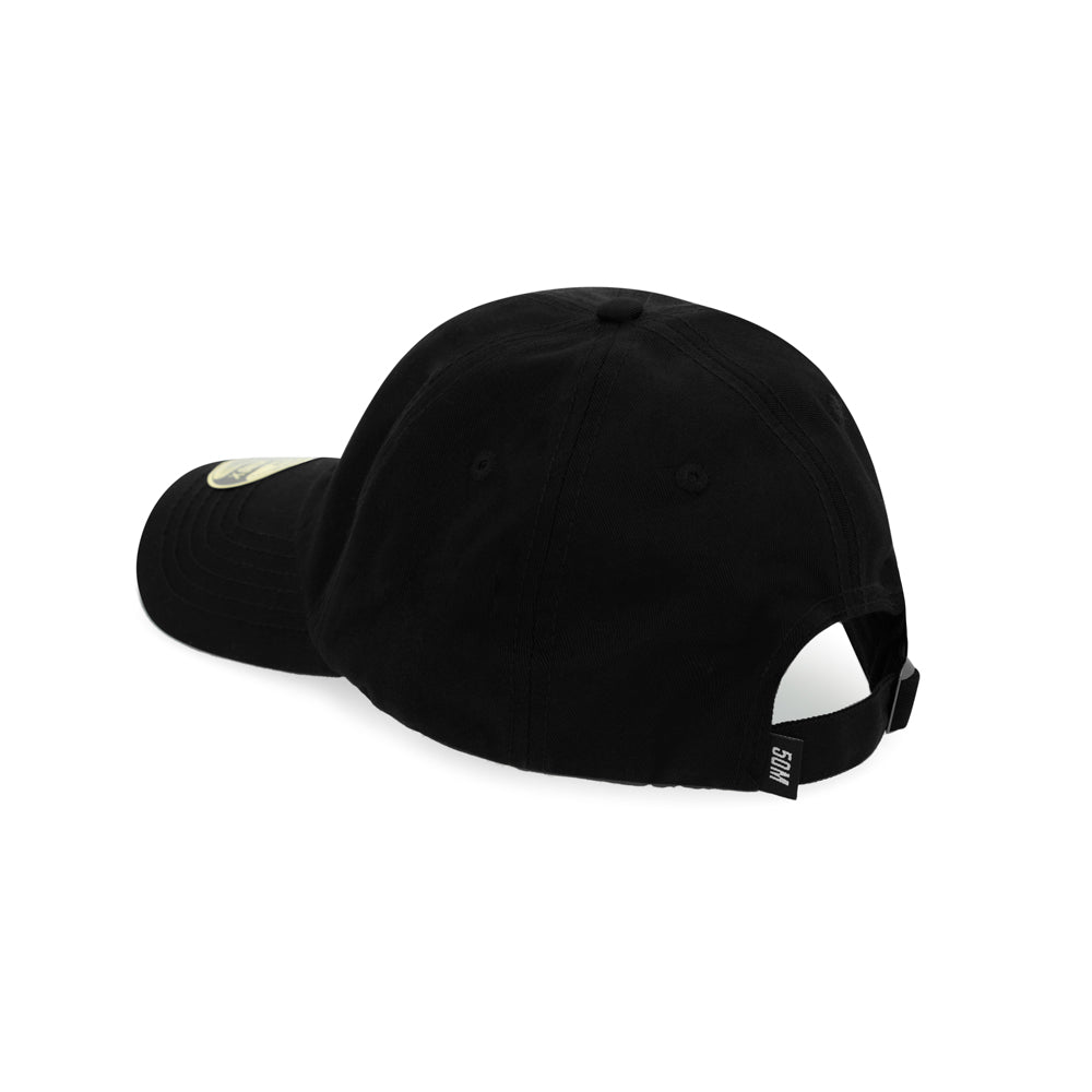 " MONOGRAM " Curved Cap Black