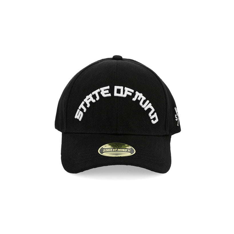 " 5OMZILLA " Japan Script Curved Visor Cap Black