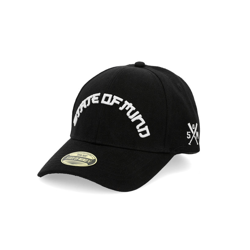 " 5OMZILLA " Japan Script Curved Visor Cap Black