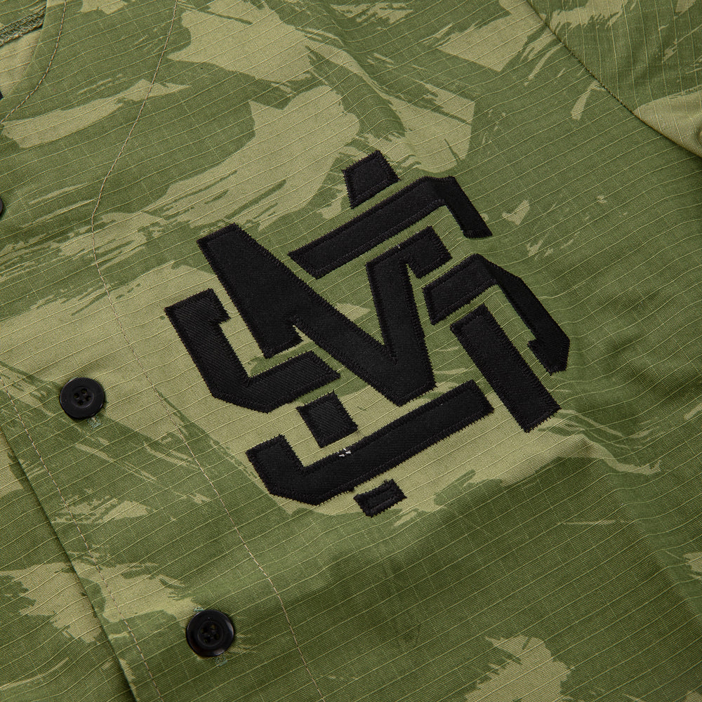 " MONOGRAM " Baseball Jersey Camouflage