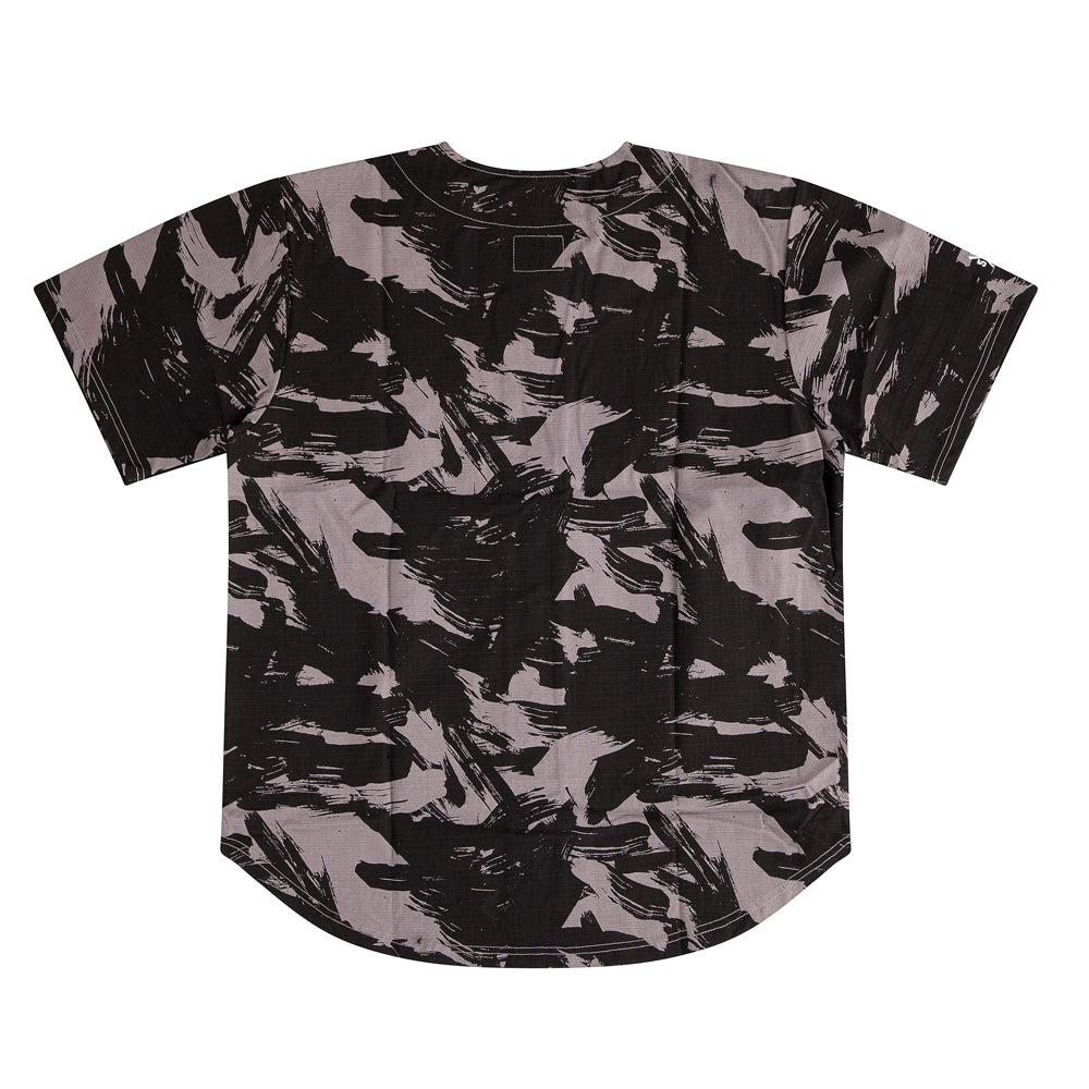 " MONOGRAM " Baseball Jersey Black/Camo