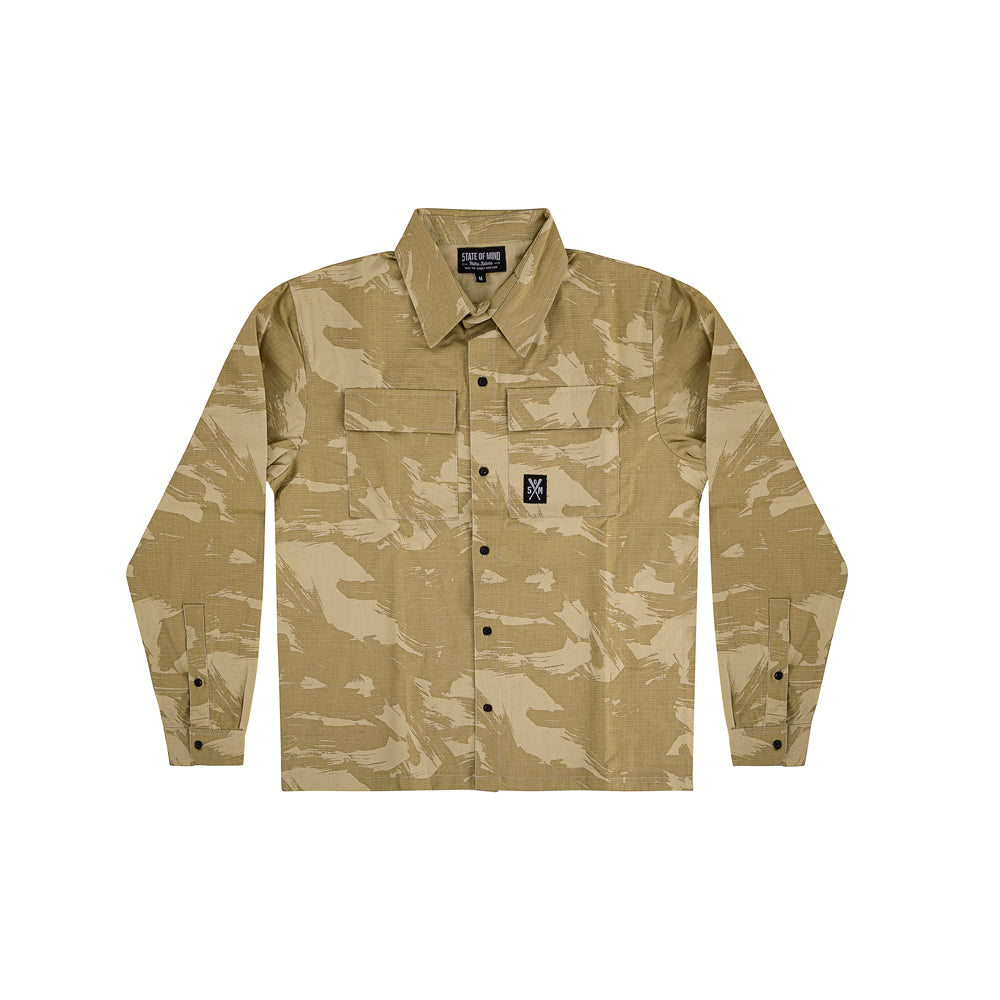 " RETROFUTURE COMBAT " Shirt Beige/Camo