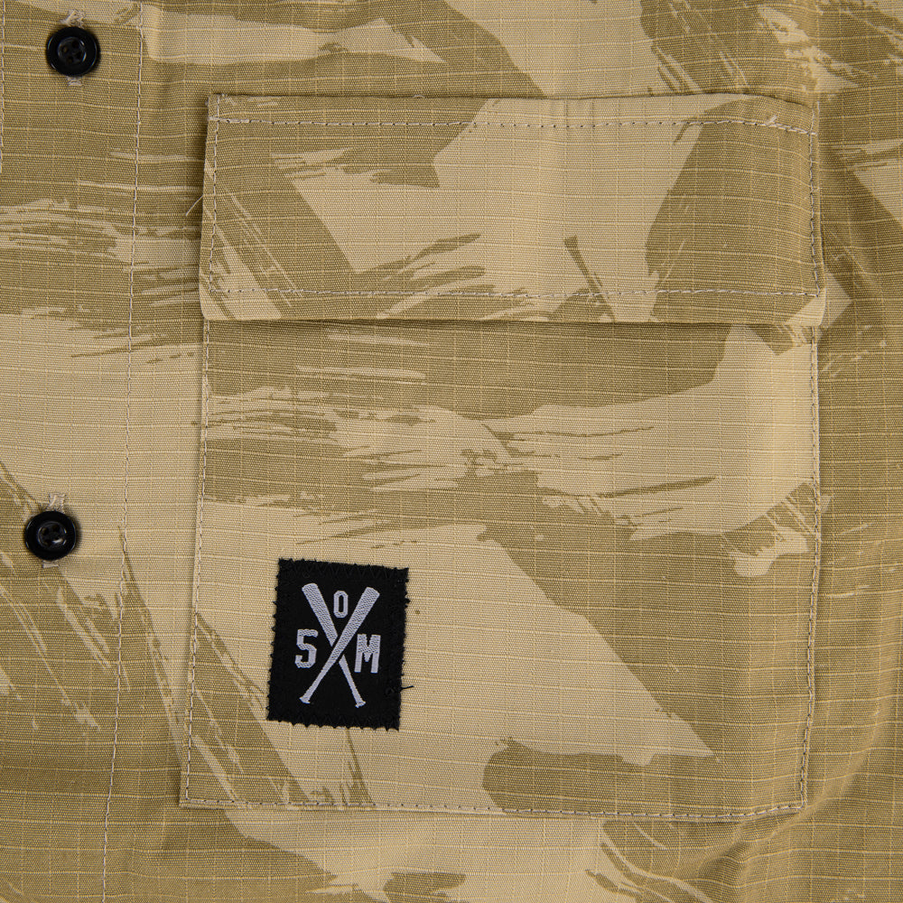 " RETROFUTURE COMBAT " Beige/Camo Shirt