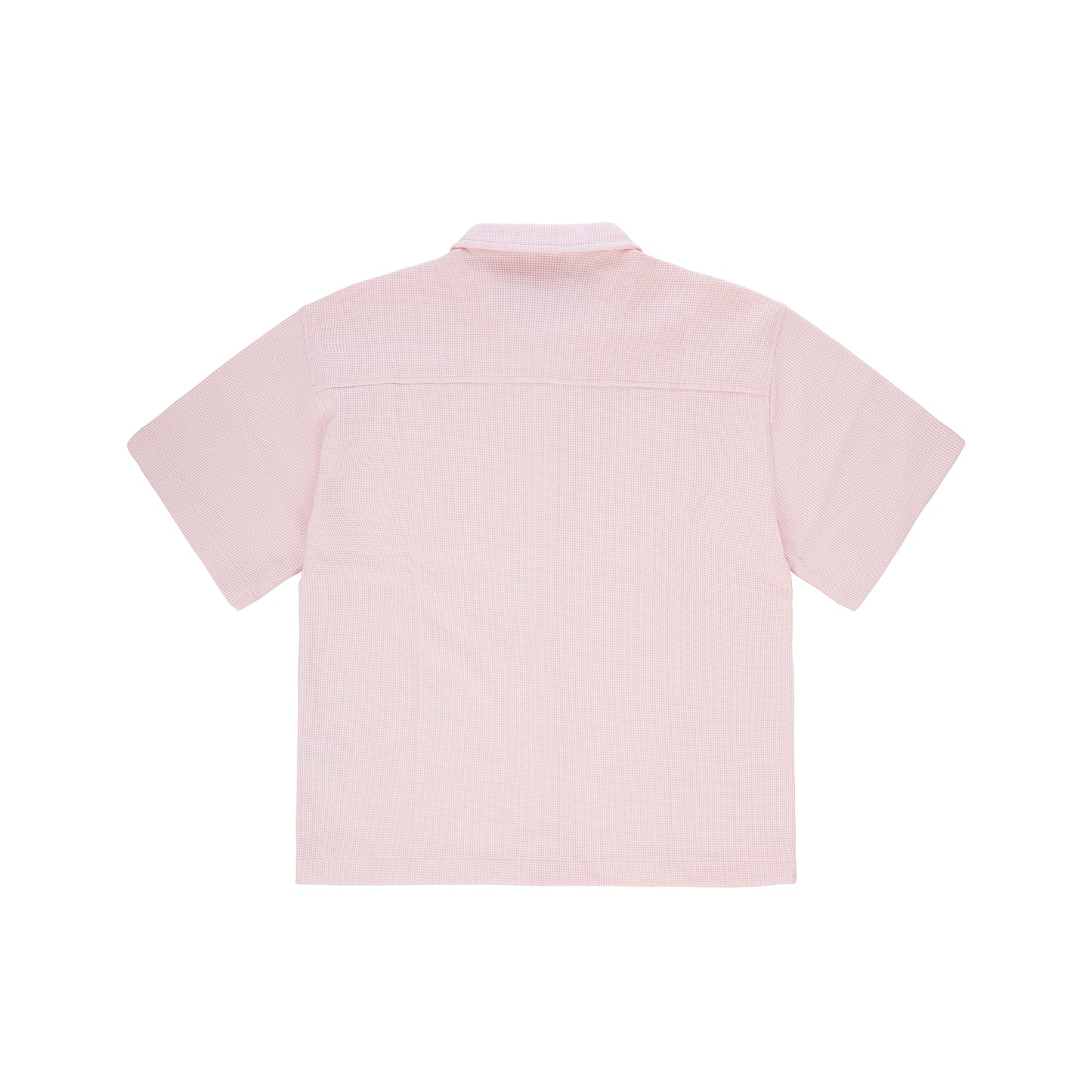 "CAR RENTAL" Waffle Shirt Pink