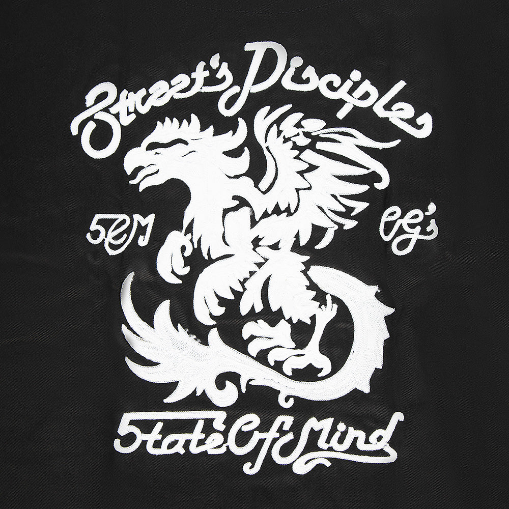 "STREET'S DISCIPLES" Baseball Shirt Black