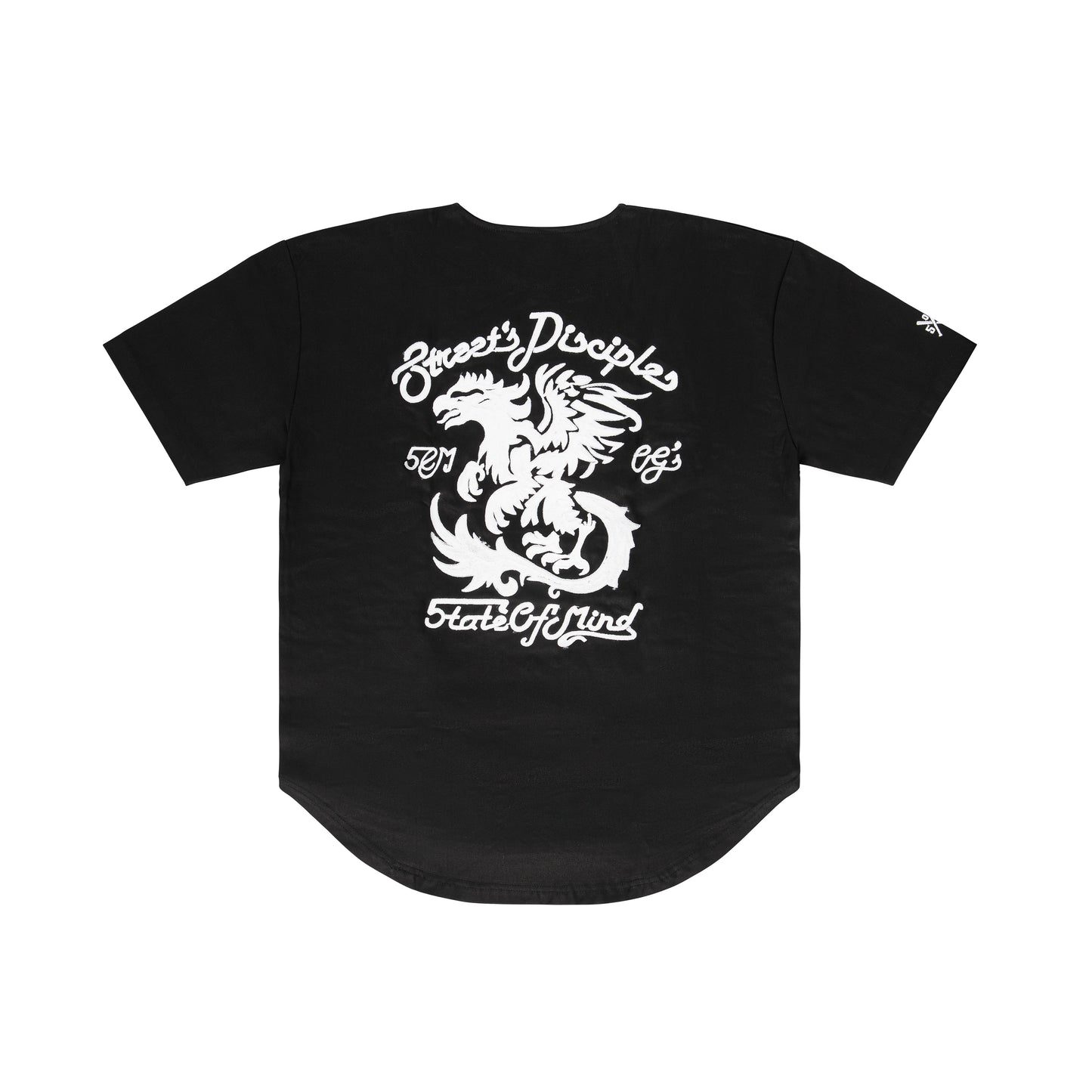 "STREET'S DISCIPLES" Baseball Shirt Black