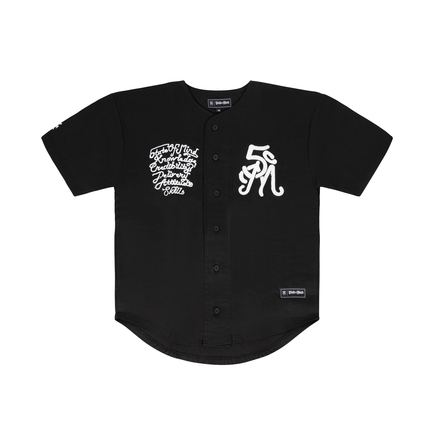 "STREET'S DISCIPLES" Baseball Shirt Black