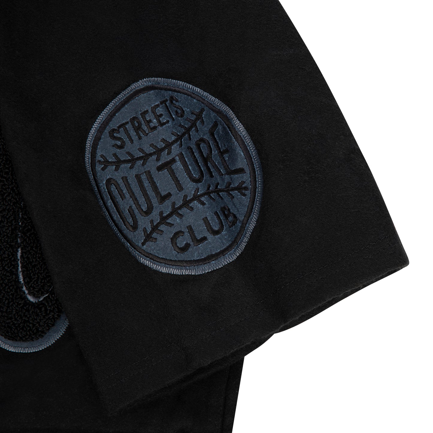 "LONE WOLVES" Baseball Jersey Black