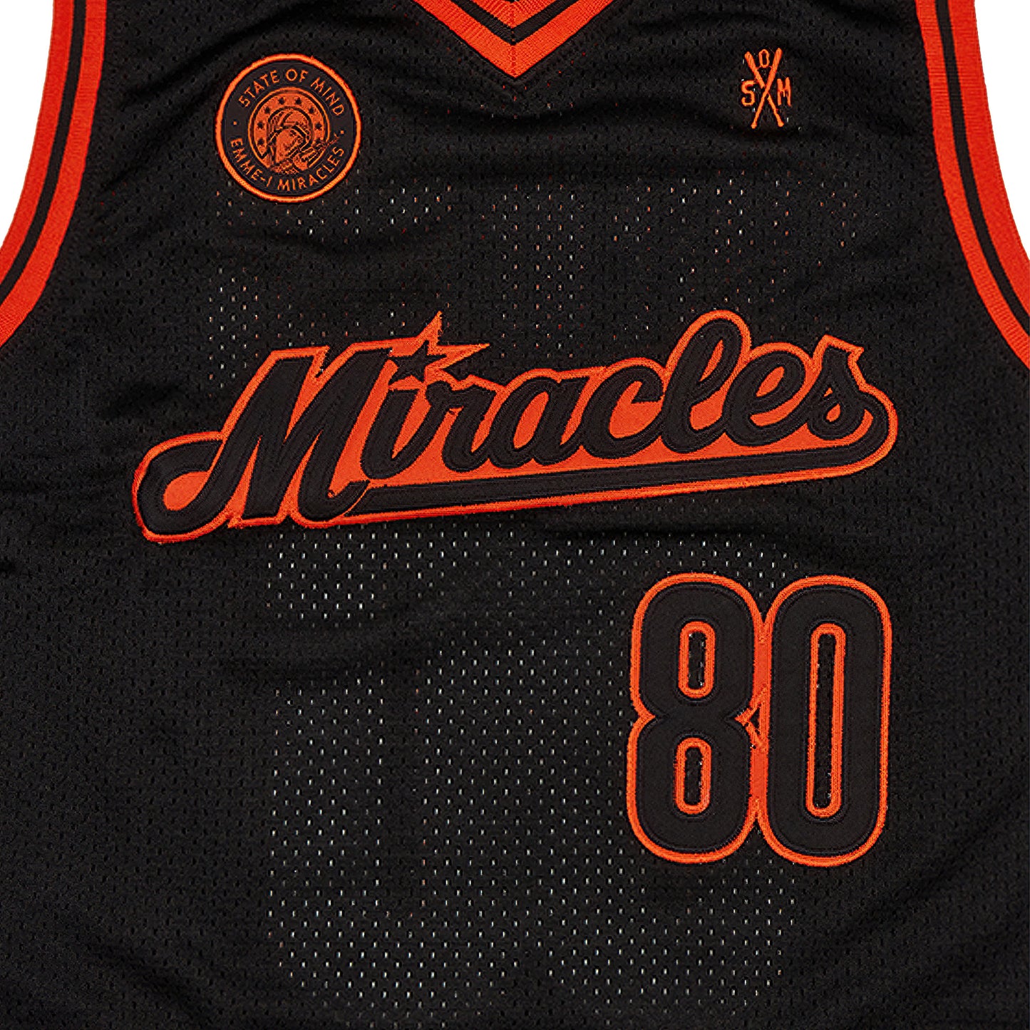 " EMME-I MIRACLES " Basket Jersey Nera