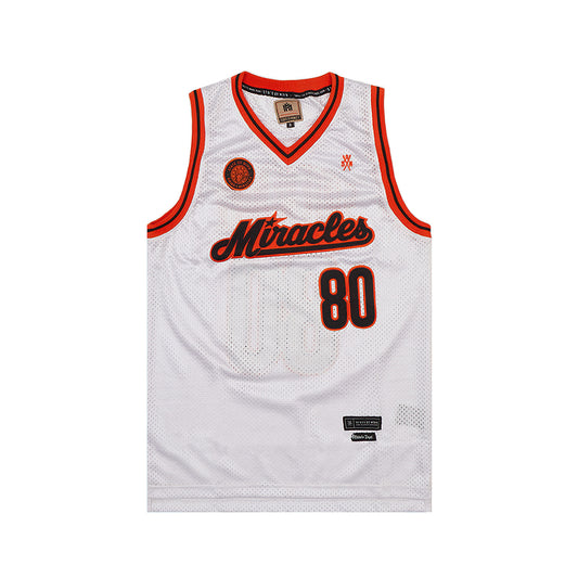 " EMME-I MIRACLES " Basket Jersey Bianca