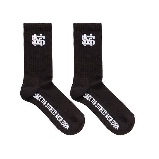 " MONOGRAM " Socks Black