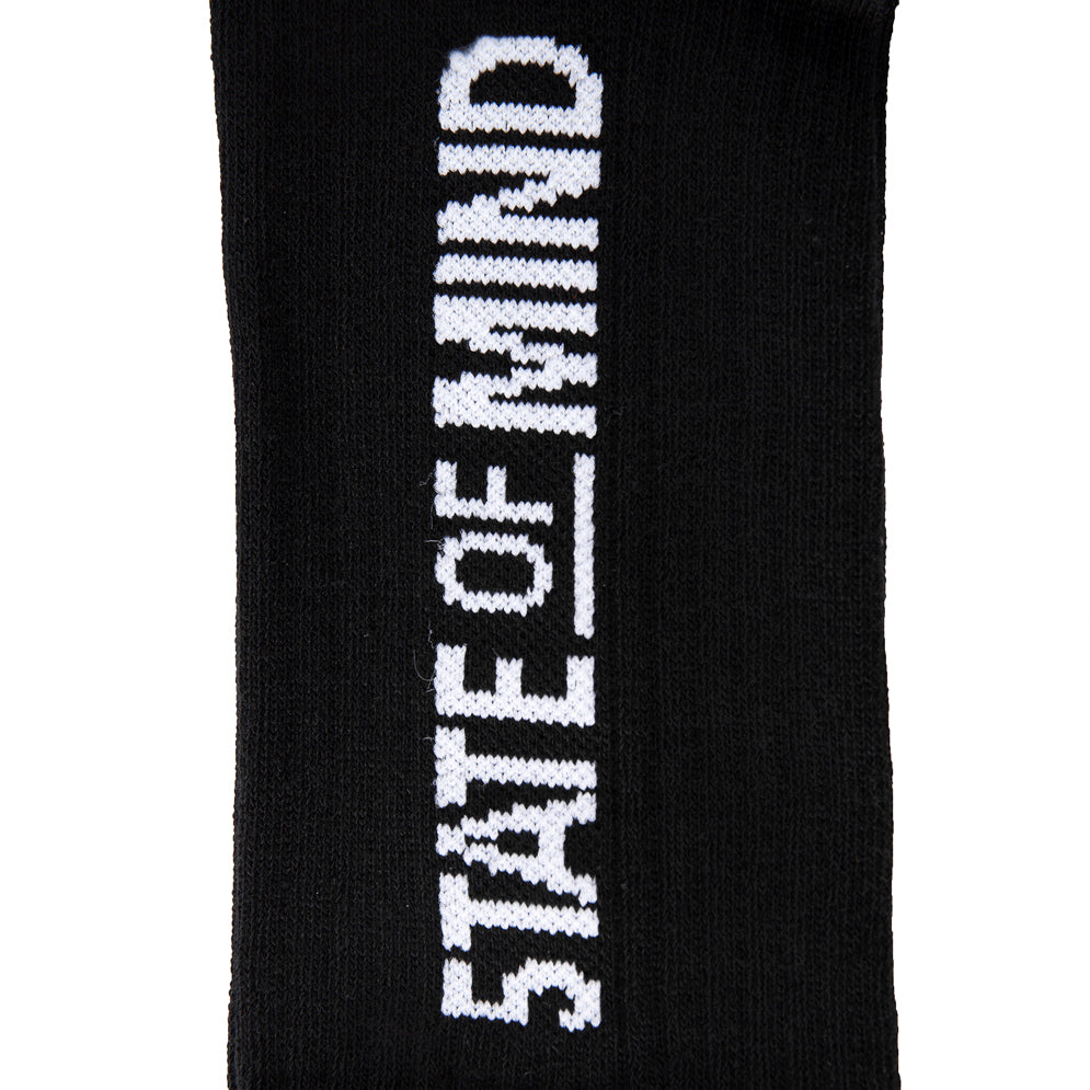 " BOX LOGO " Socks Black
