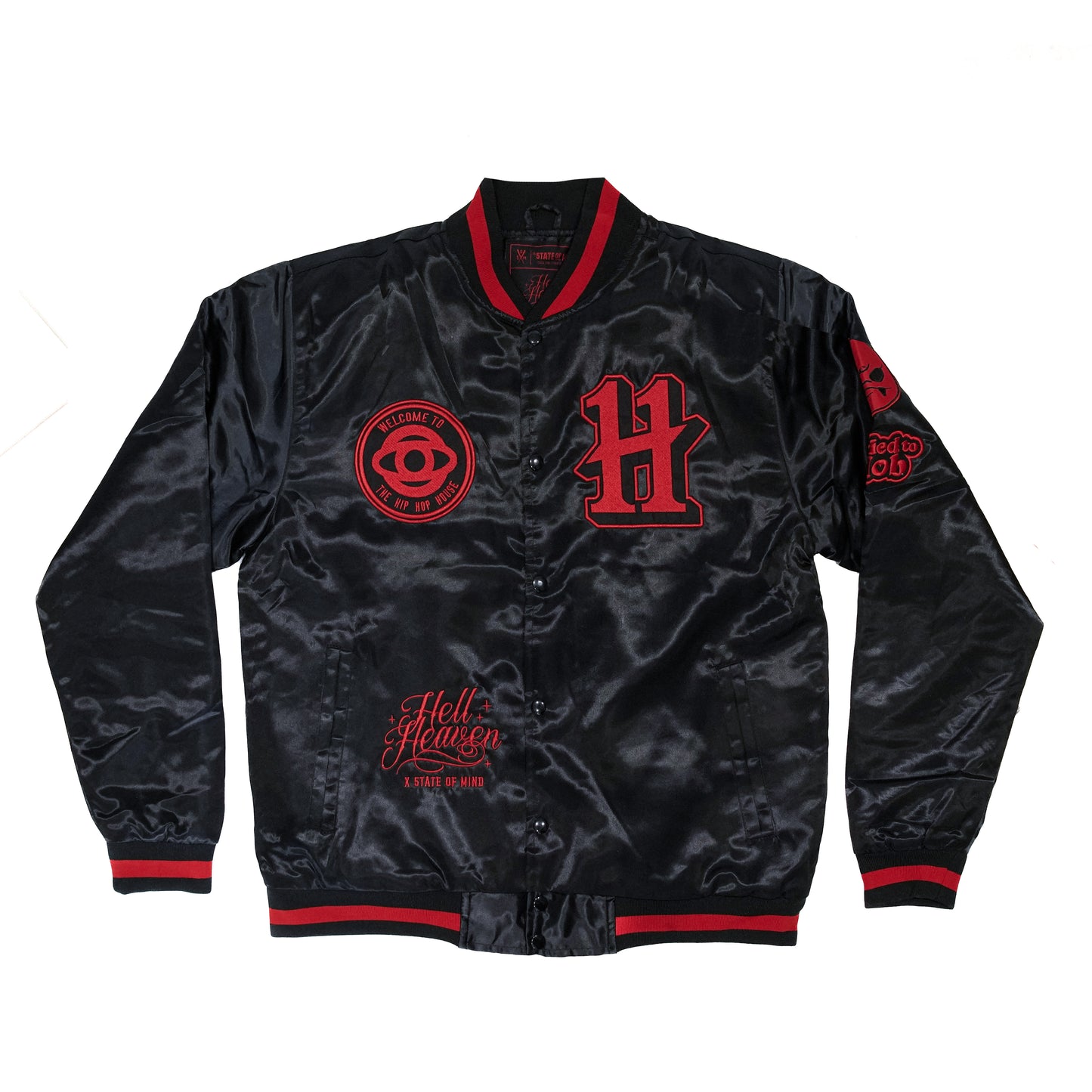" 5OM x HELLHEAVEN " Bomber Jacket
