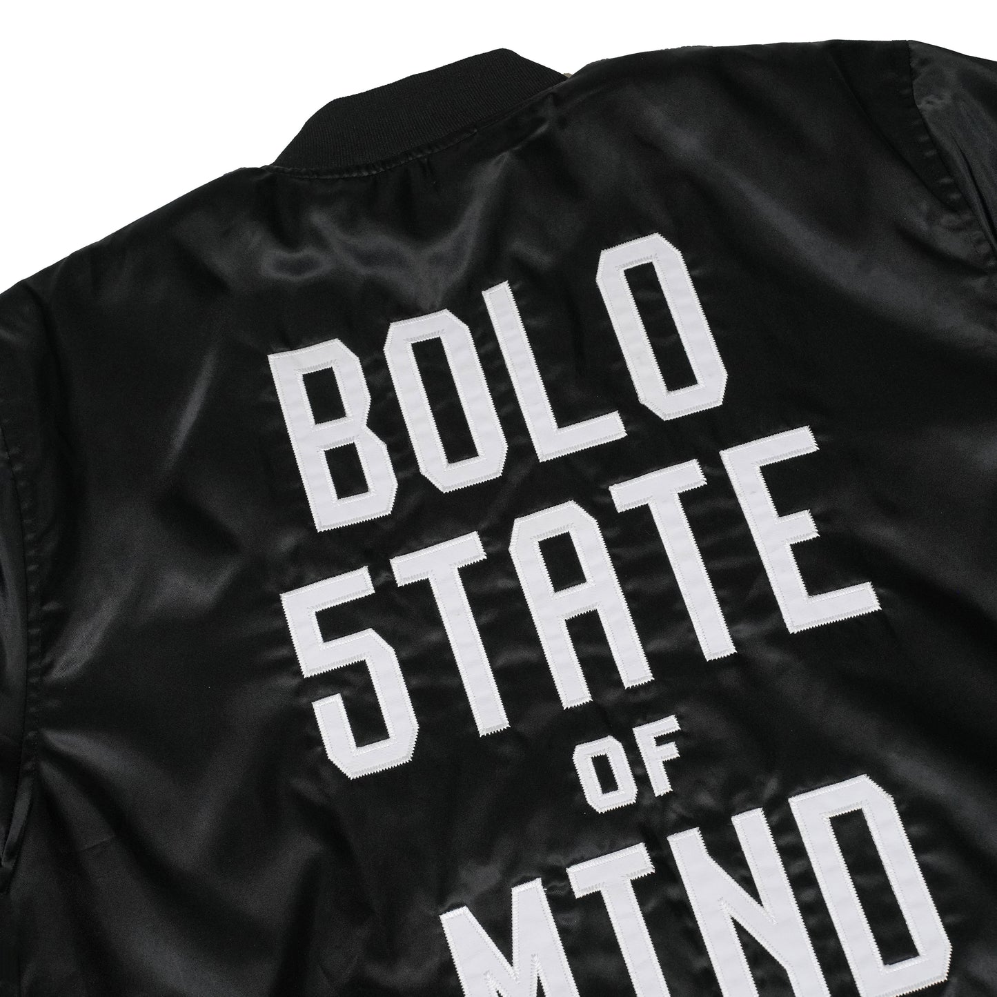 "BOLO 5TATE OF MIND" Bomber Jacket
