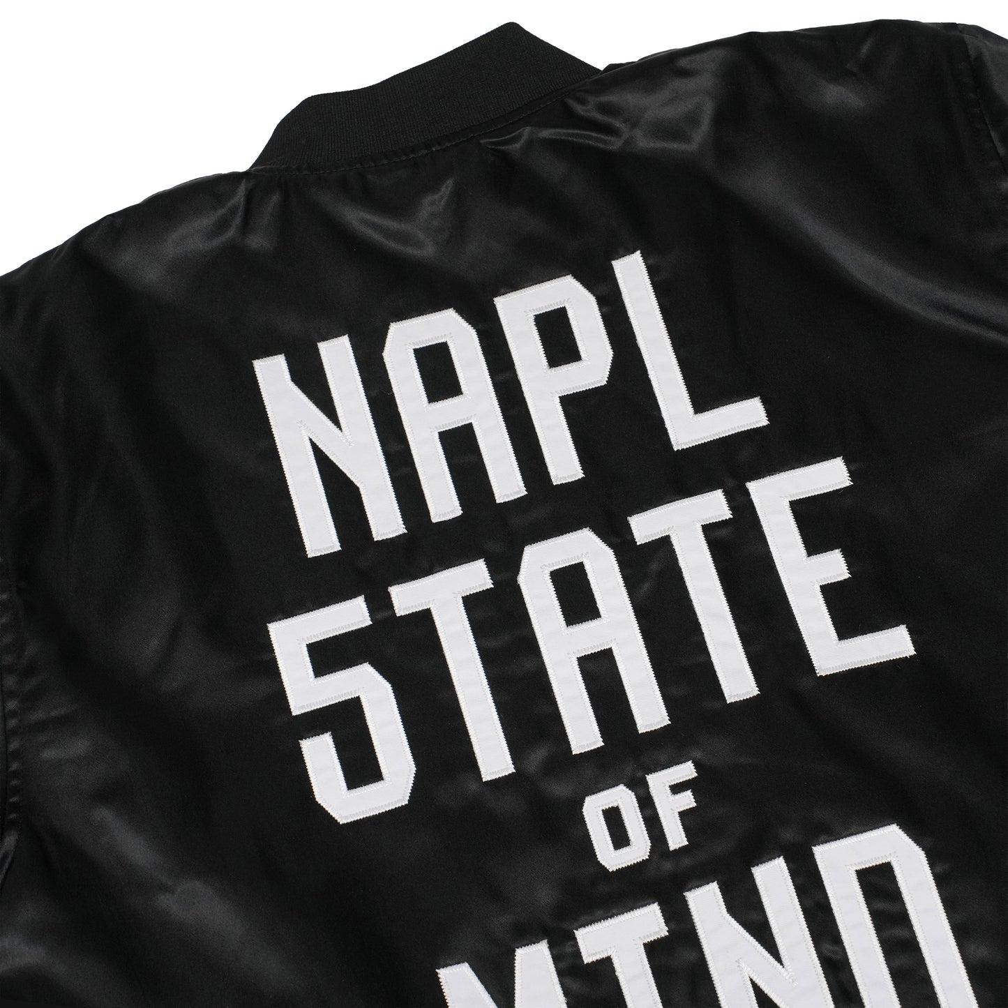 "NAPL 5TATE OF MIND" Bomber Jacket