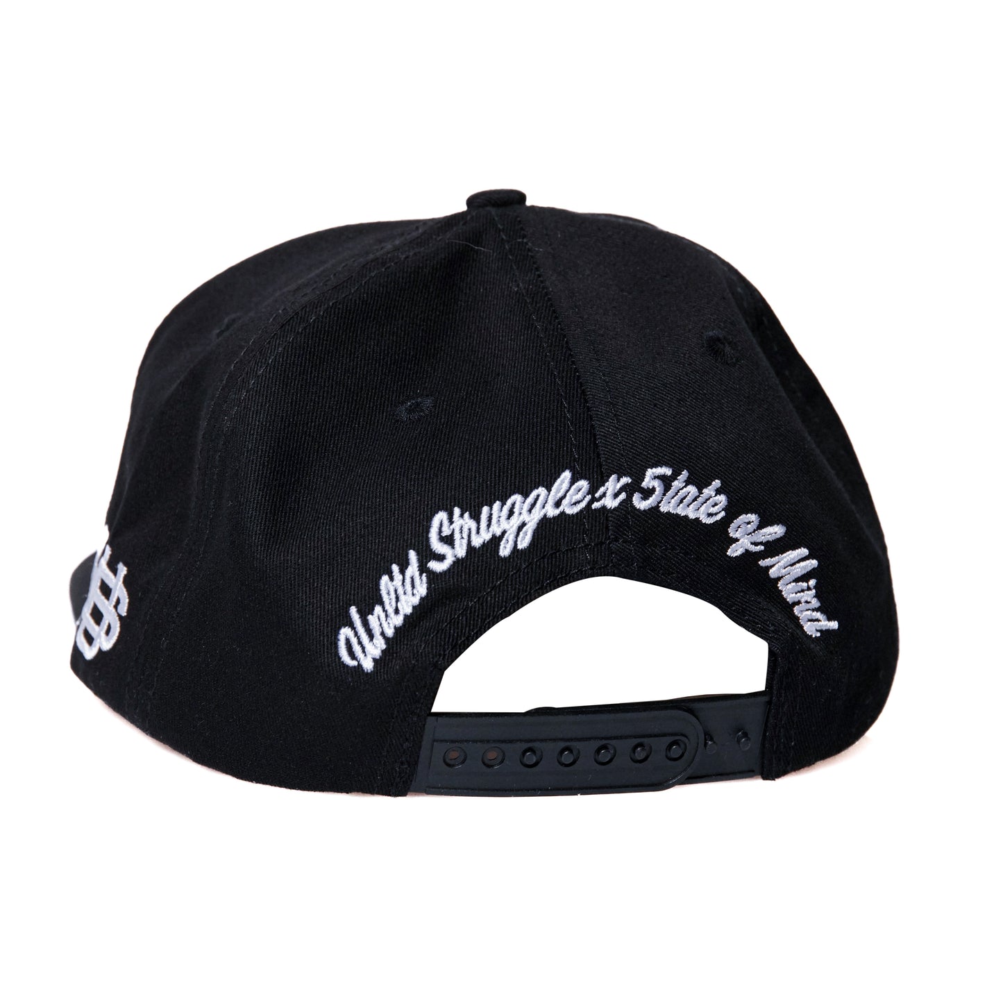 " 5OM x UNLIMITED STRUGGLE " Snapback Black