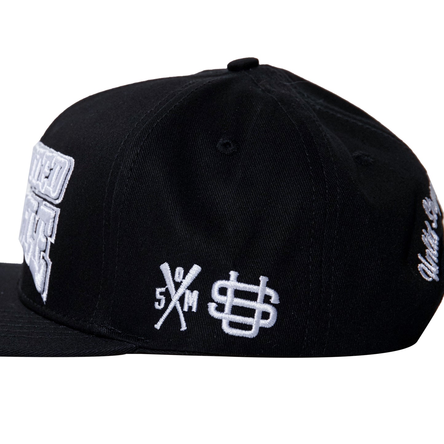 " 5OM x UNLIMITED STRUGGLE " Snapback Black