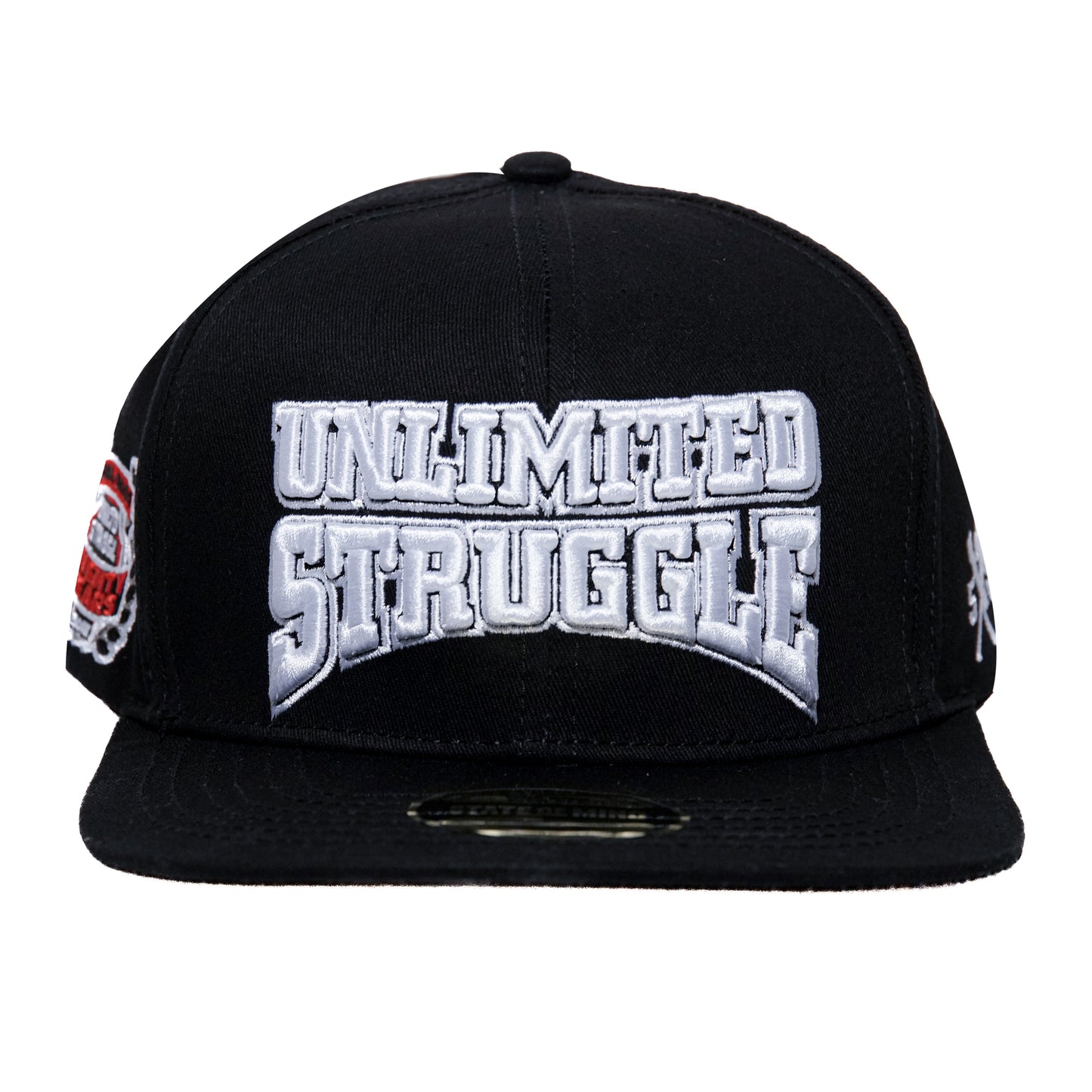 " 5OM x UNLIMITED STRUGGLE " Snapback Black