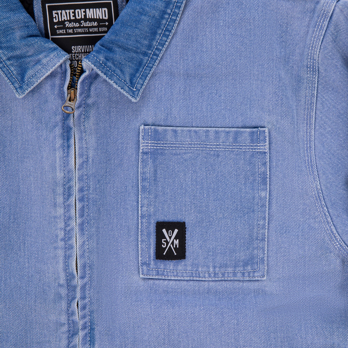 "RETROFUTURE" Worker Jacket Denim/Sherpa