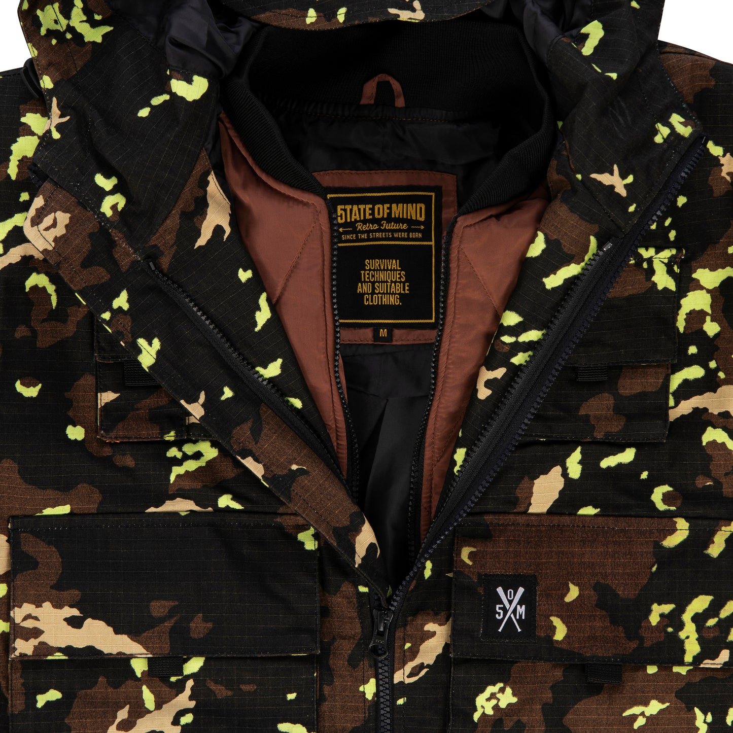 "RETROFUTURE MULTICARGO" Jacket 3X1 Acid Camouflage