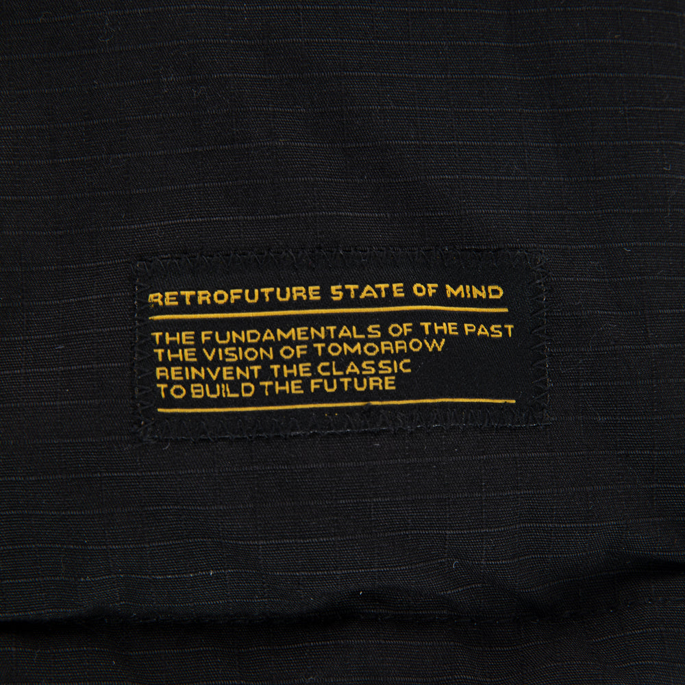 " RETROFUTURE BASIC " Puffer Jacket Black