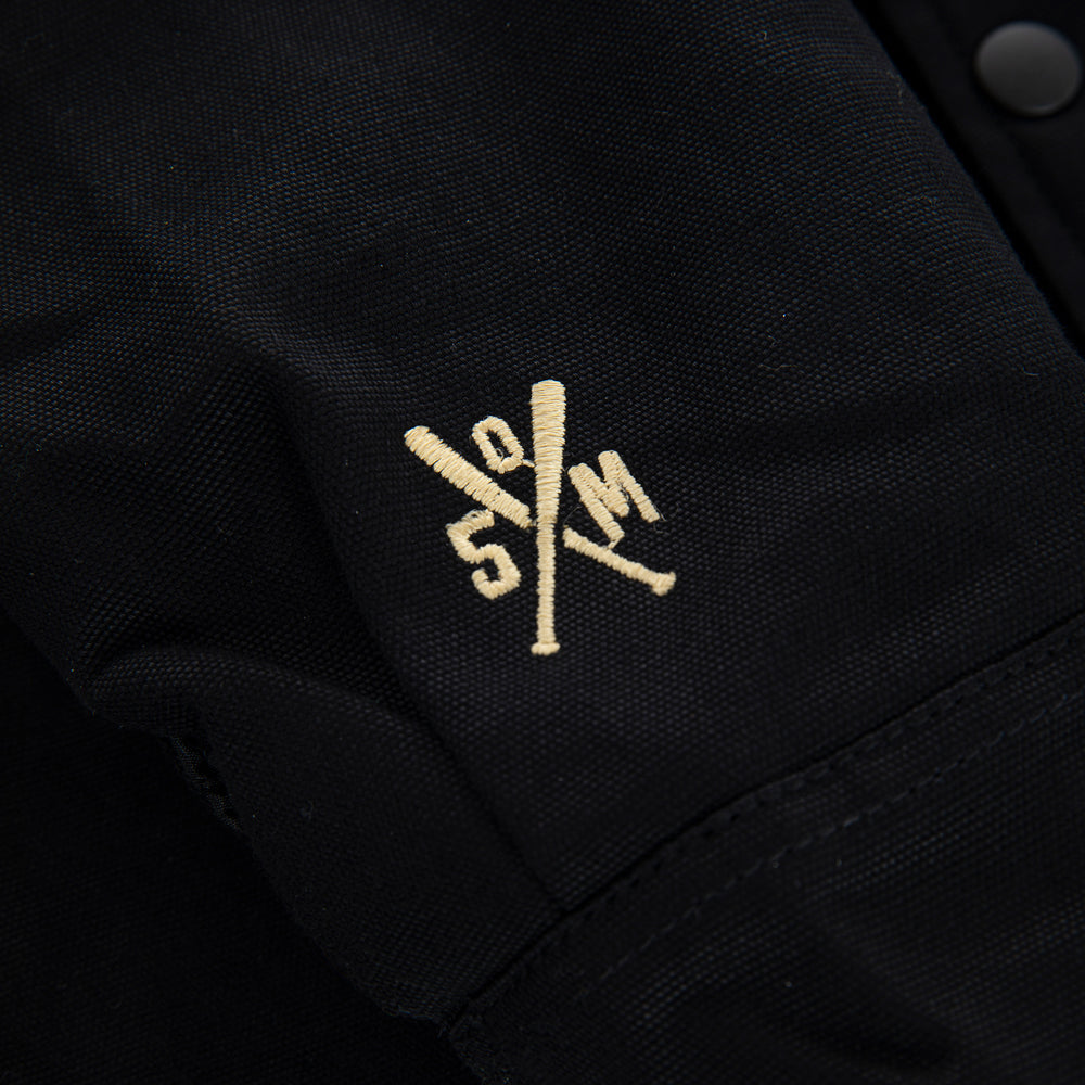 " GENTLEMAN CLUB " Coach Jacket Black