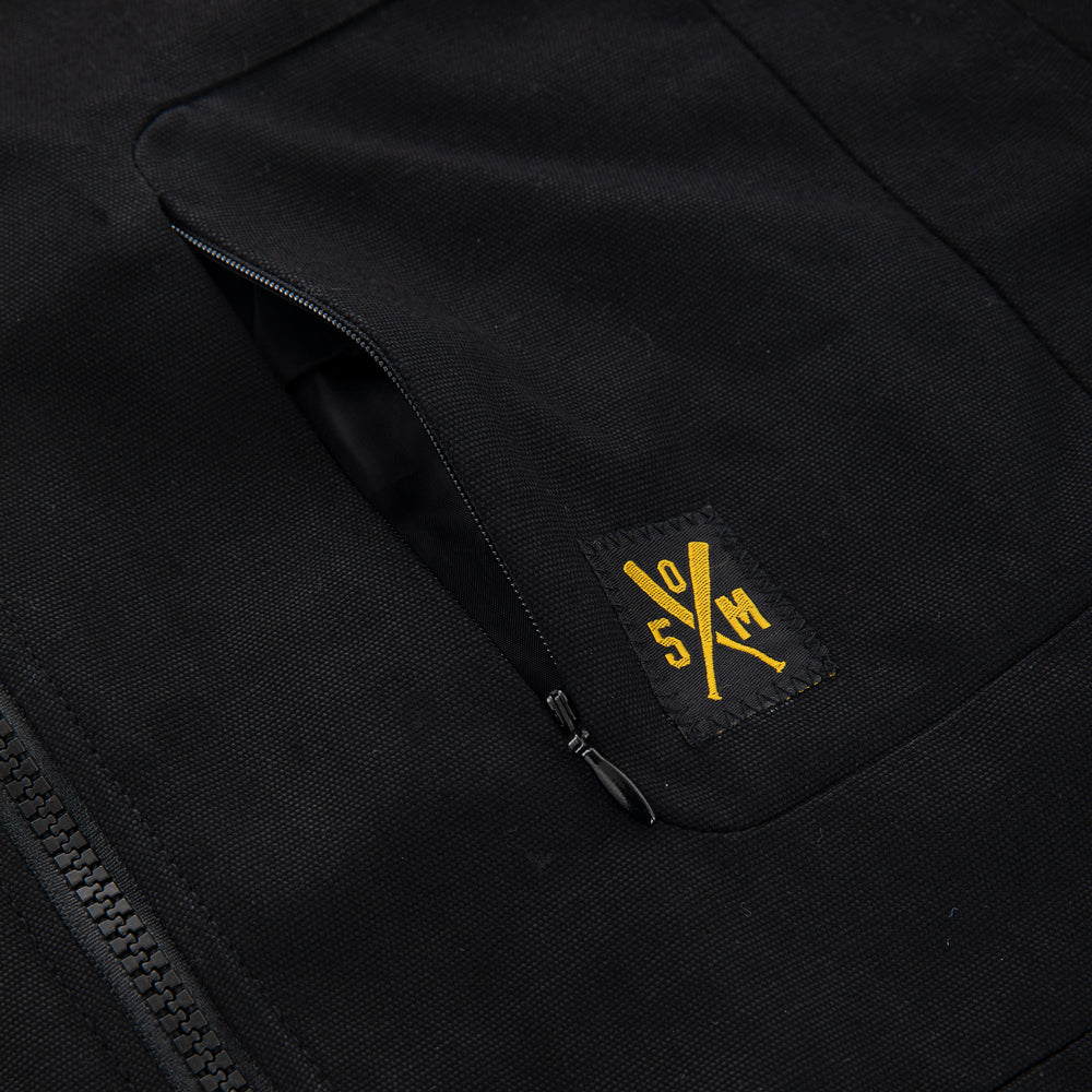 " RETROFUTURE HIDDEN CARGO " Jacket Canvas Black