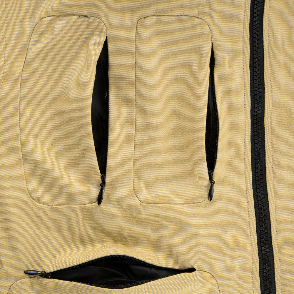 " RETROFUTURE HIDDEN CARGO " Jacket Canvas Sand